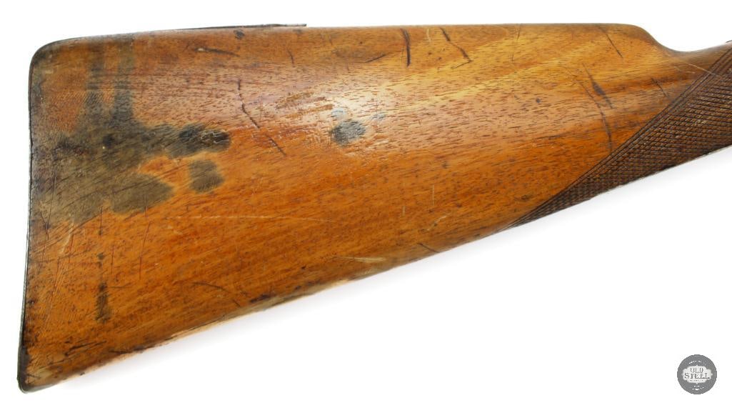 Antique S. Roosevelt & Co. 12 Ga Percussion Double Barrel Shotgun - 3