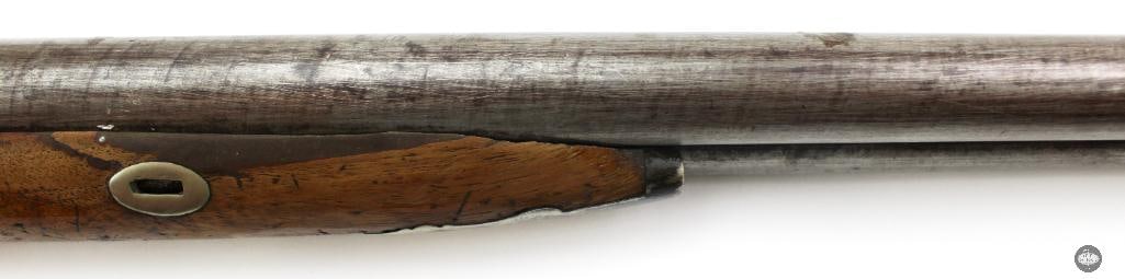 Antique S. Roosevelt & Co. 12 Ga Percussion Double Barrel Shotgun - 7