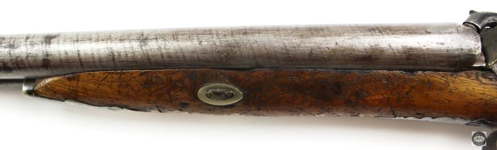Antique S. Roosevelt & Co. 12 Ga Percussion Double Barrel Shotgun - 9