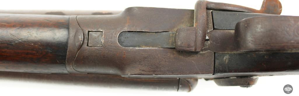 J.P. Clabrough & Bros 12 Ga Antique Hammer Double Black Powder Shotgun - 15