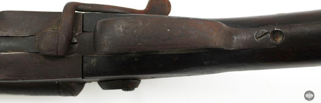 J.P. Clabrough & Bros 12 Ga Antique Hammer Double Black Powder Shotgun - 16