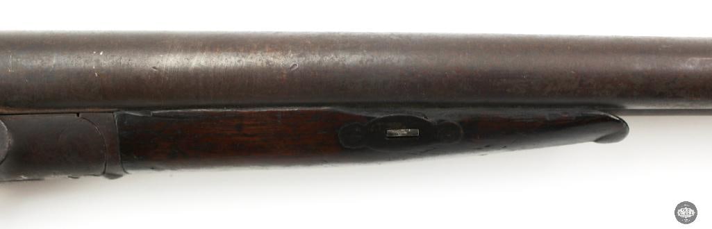 J.P. Clabrough & Bros 12 Ga Antique Hammer Double Black Powder Shotgun - 7