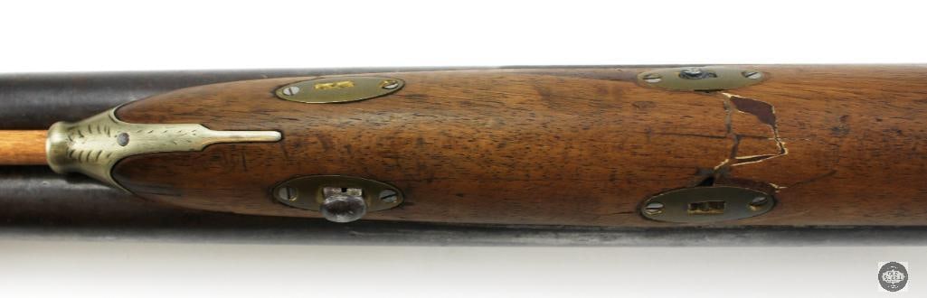 Antique Unknown Maker 12 Ga SxS Percussion Double Barrel Shotgun - ANTIQUE - 17