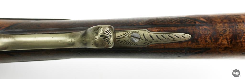 Antique Unknown Maker 12 Ga SxS Percussion Double Barrel Shotgun - ANTIQUE - 20