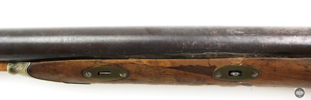 Antique Unknown Maker 12 Ga SxS Percussion Double Barrel Shotgun - ANTIQUE - 8