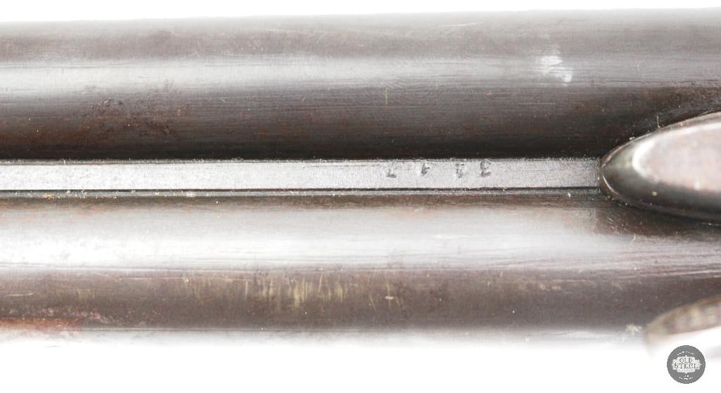 Belgian SxS 12 Ga Antique Hammer Shotgun 29.75" Double Barrel - 11
