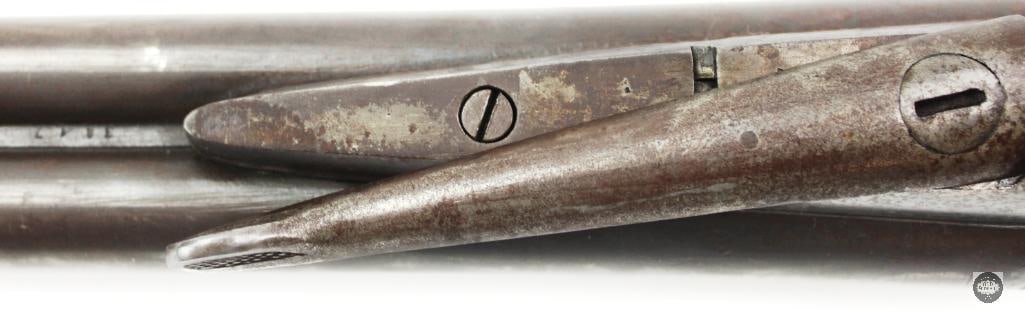 Belgian SxS 12 Ga Antique Hammer Shotgun 29.75" Double Barrel - 12