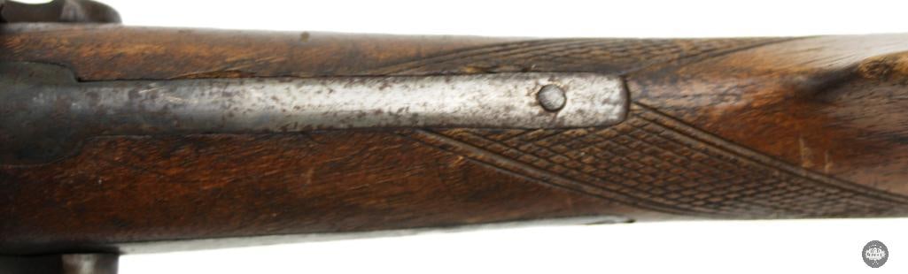 Belgian SxS 12 Ga Antique Hammer Shotgun 29.75" Double Barrel - 19
