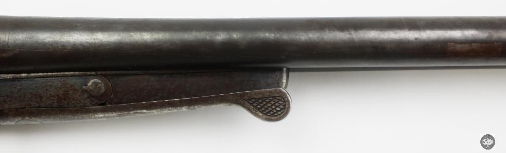 Belgian SxS 12 Ga Antique Hammer Shotgun 29.75" Double Barrel - 5
