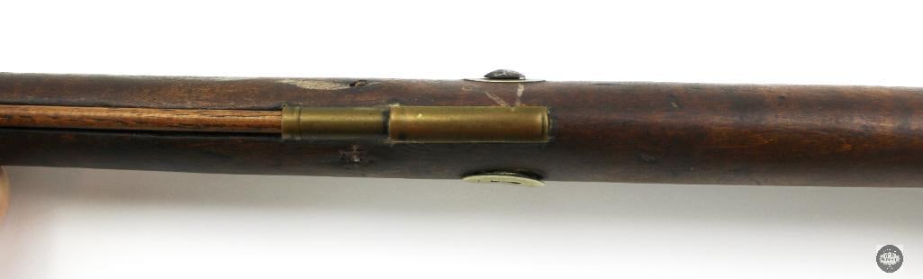 Unknown Maker .32 Cal Percussion Black Powder Rifle Octagon Barrel Double Set Triggers - 15