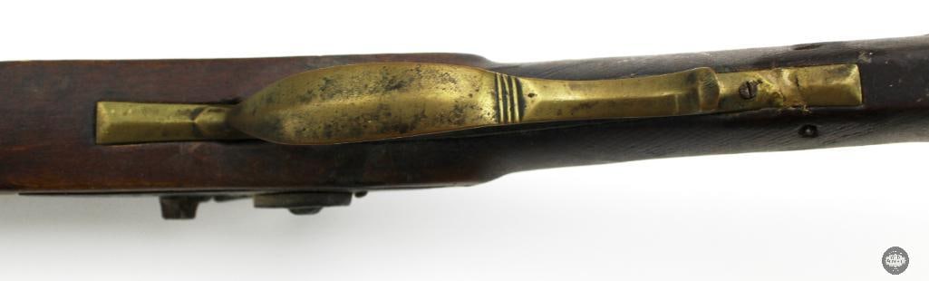 Unknown Maker .32 Cal Percussion Black Powder Rifle Octagon Barrel Double Set Triggers - 17