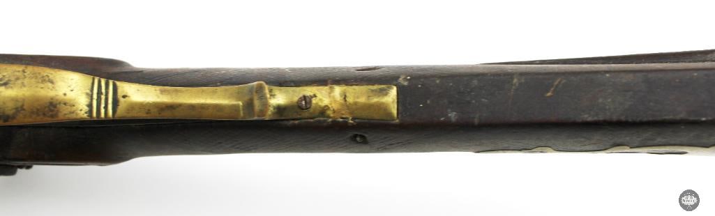 Unknown Maker .32 Cal Percussion Black Powder Rifle Octagon Barrel Double Set Triggers - 18