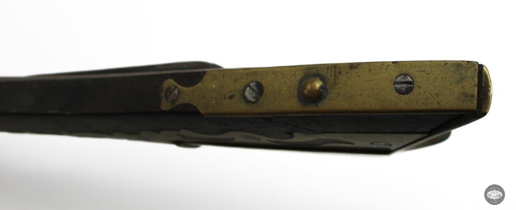 Unknown Maker .32 Cal Percussion Black Powder Rifle Octagon Barrel Double Set Triggers - 19
