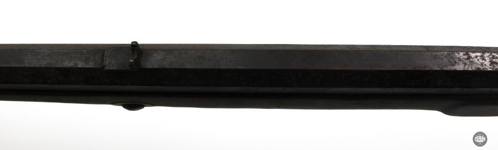 Unknown Maker .32 Cal Percussion Black Powder Rifle Octagon Barrel Double Set Triggers - 20