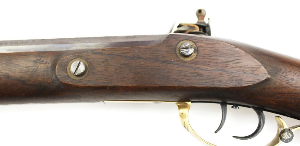 Pedersoli .45 Cal Flintlock Rifle 41.5" Barrel Double Set Triggers - Antique - 10
