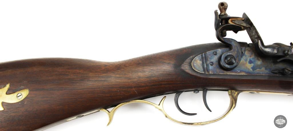 Pedersoli .45 Cal Flintlock Rifle 41.5" Barrel Double Set Triggers - Antique - 4