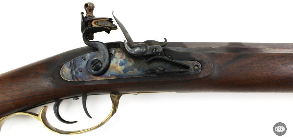 Pedersoli .45 Cal Flintlock Rifle 41.5" Barrel Double Set Triggers - Antique - 5