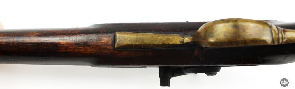 Antique Unknown Maker .40 Cal Percussion Musket 38.5" Barrel 13.5" LOP - 12
