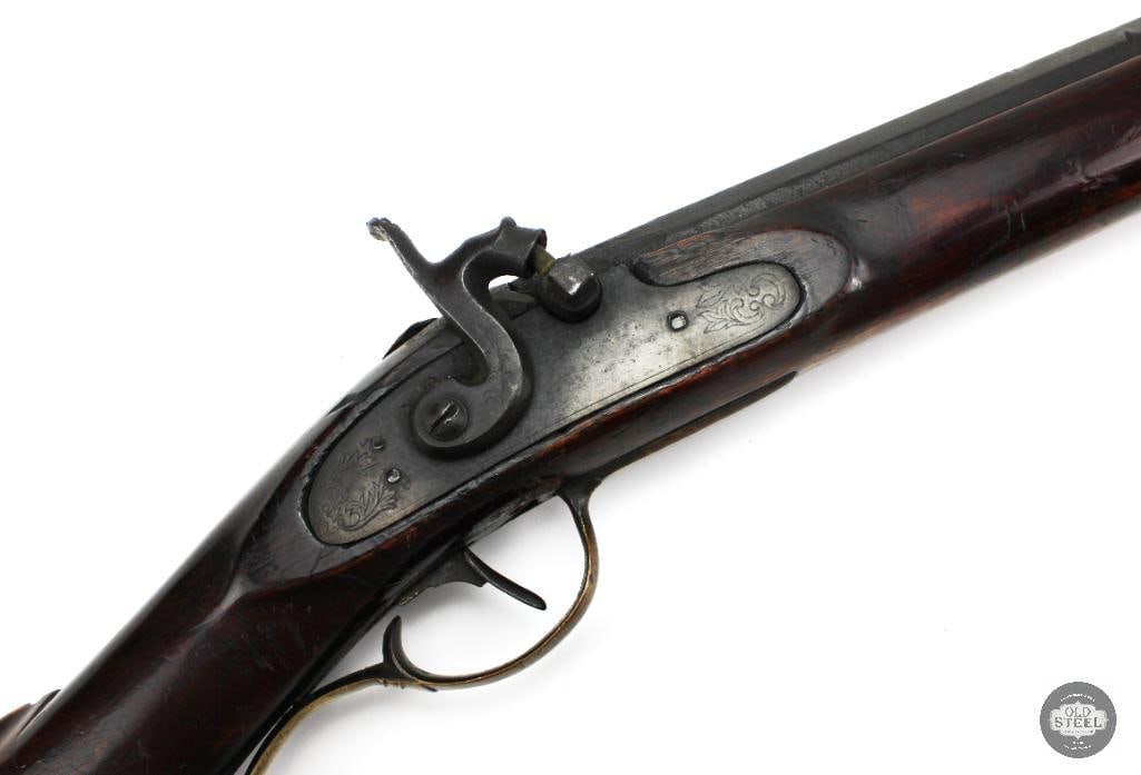 Antique Unknown Maker .40 Cal Percussion Musket 38.5" Barrel 13.5" LOP: This antique percussion musket is chambered in approximately .40 caliber and features a 38.5-inch barrel with a 13.5-inch length of pull. Firearms of this type were commonly produced throughout the
