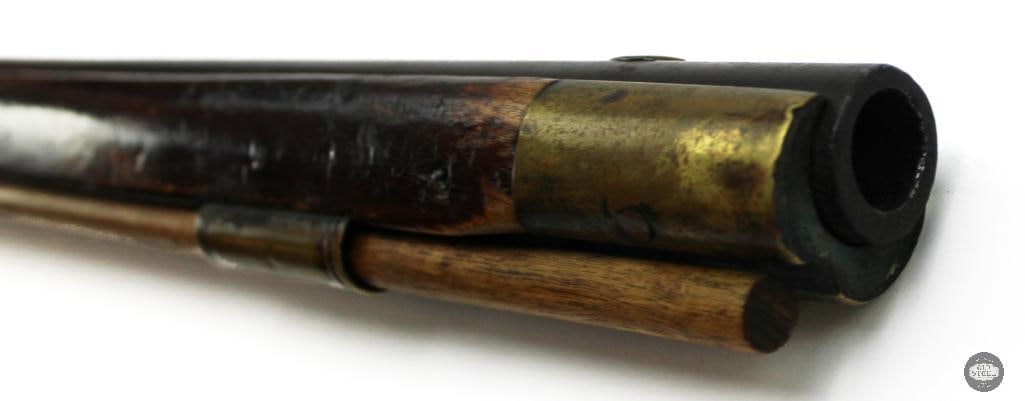Antique Unknown Maker .40 Cal Percussion Musket 38.5" Barrel 13.5" LOP - 7