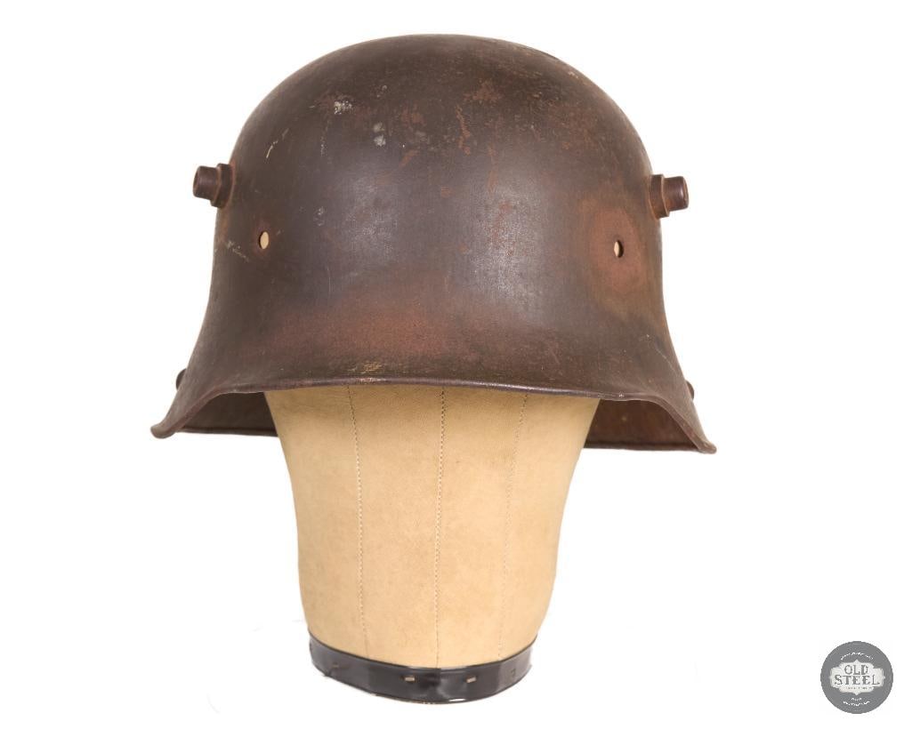 Original M18 Stahlhelm Shell WWI German Helmet Display Piece - 4