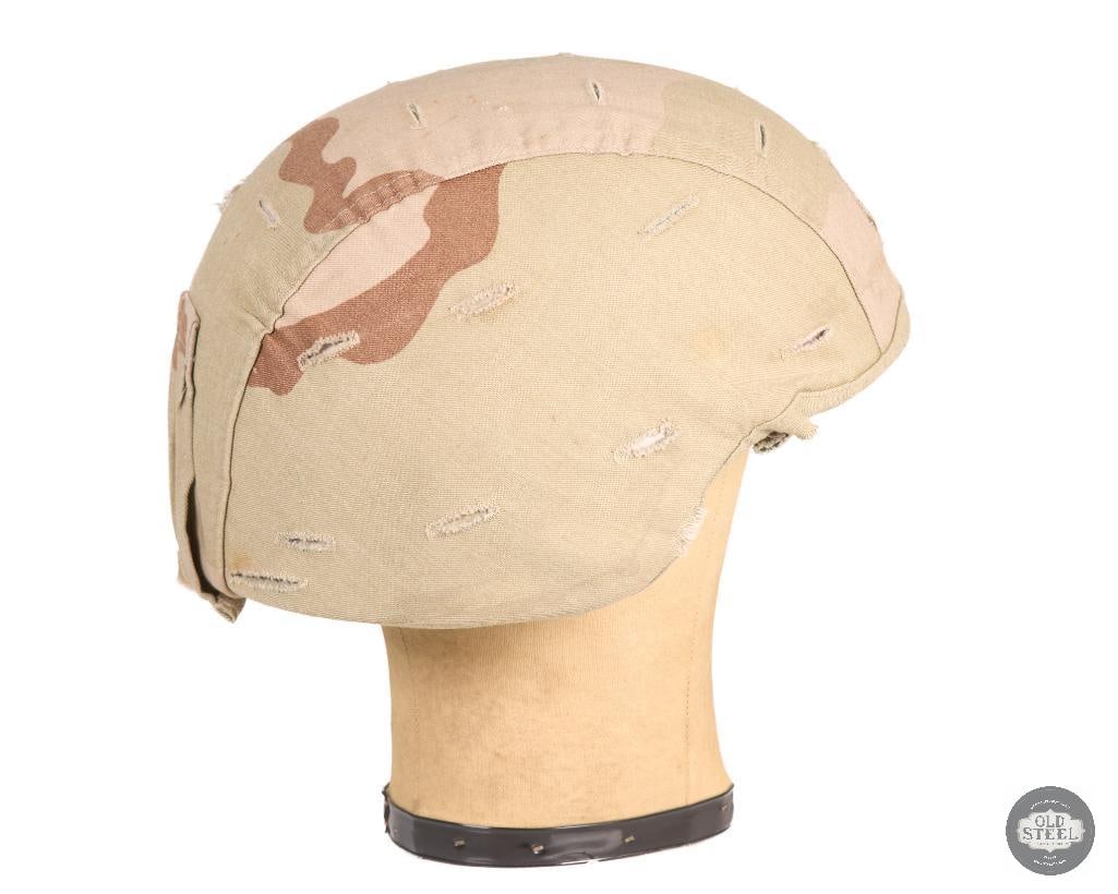 ACH Low Cut Ballistic Helmet Shell w/ Reversible M81/DCU Cover Size Medium - 2