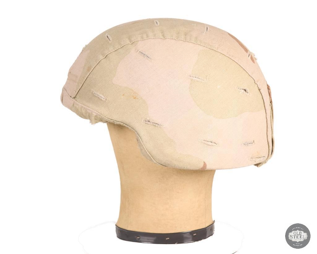 ACH Low Cut Ballistic Helmet Shell w/ Reversible M81/DCU Cover Size Medium - 3