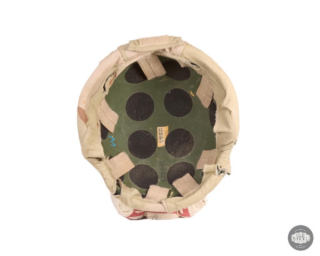 ACH Low Cut Ballistic Helmet Shell w/ Reversible M81/DCU Cover Size Medium - 5