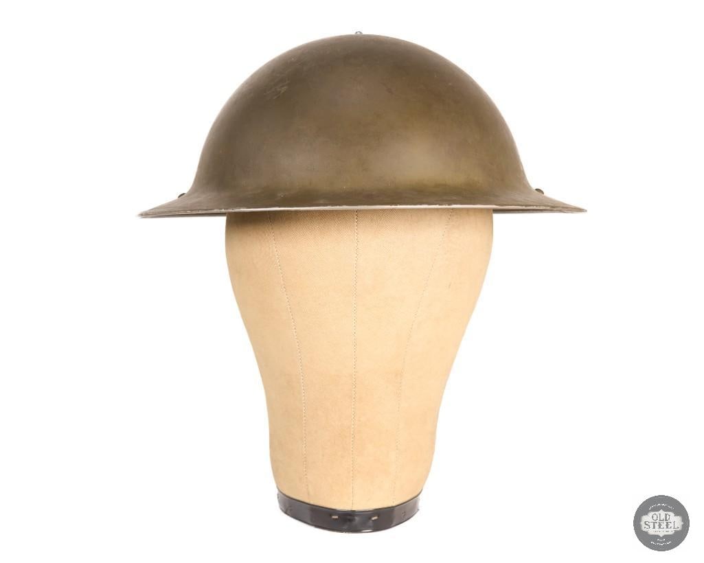 Original Canadian Mark 1 Brodie Helmet - 1942 Dated - 4