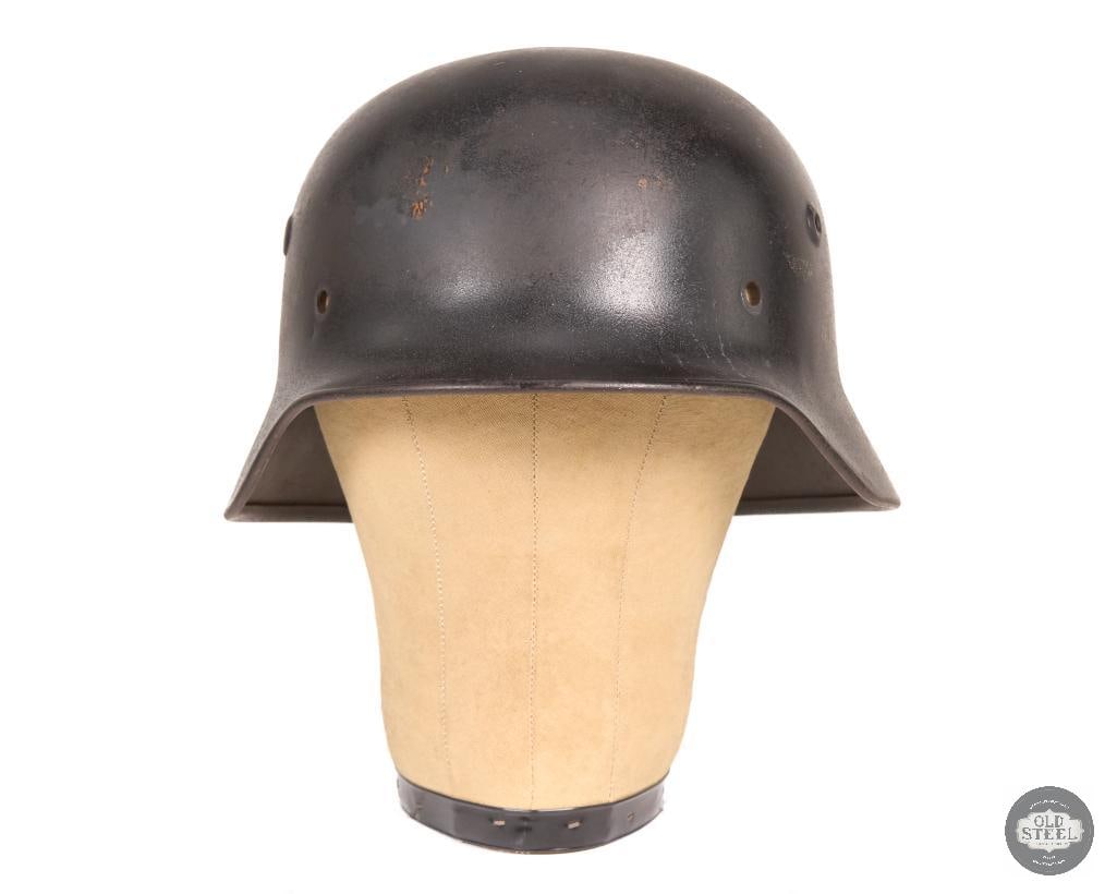 Original WWII German M40 Stahlhelm Luftwaffe Decal Helmet Shell Relic Display - 4