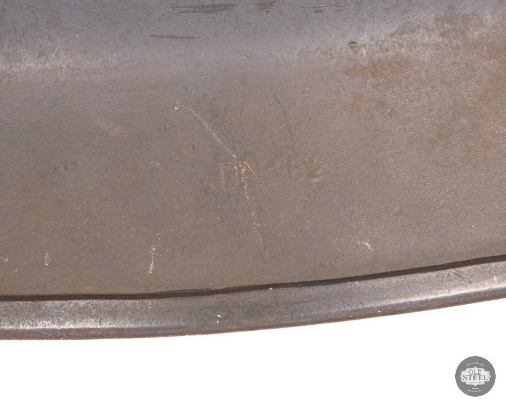 Original WWII German M40 Stahlhelm Luftwaffe Decal Helmet Shell Relic Display - 6