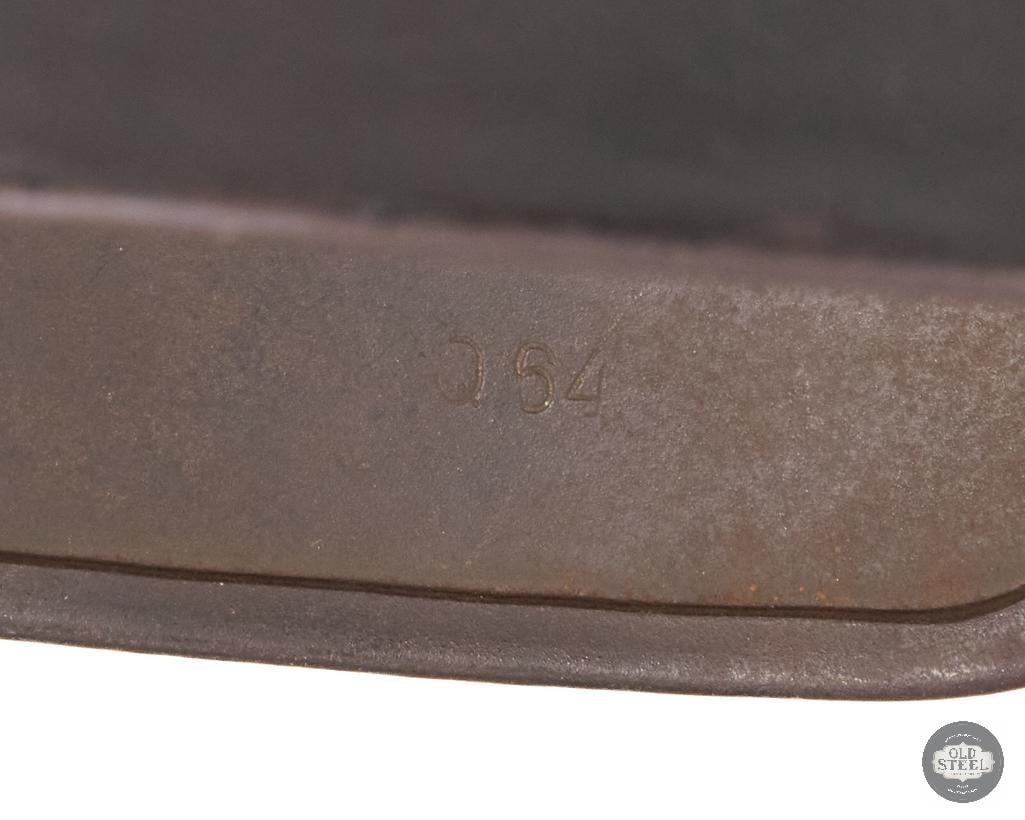 Original WWII German M40 Stahlhelm Luftwaffe Decal Helmet Shell Relic Display - 7