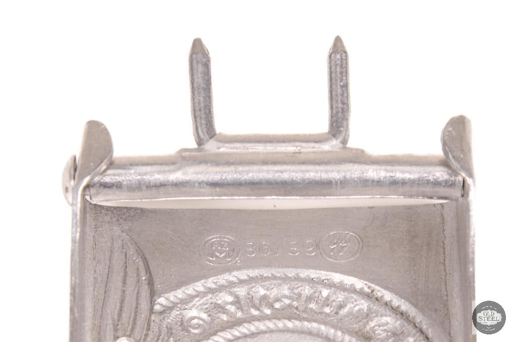 Original WWII German EM/NCO Belt Buckle Field Equipment - 2