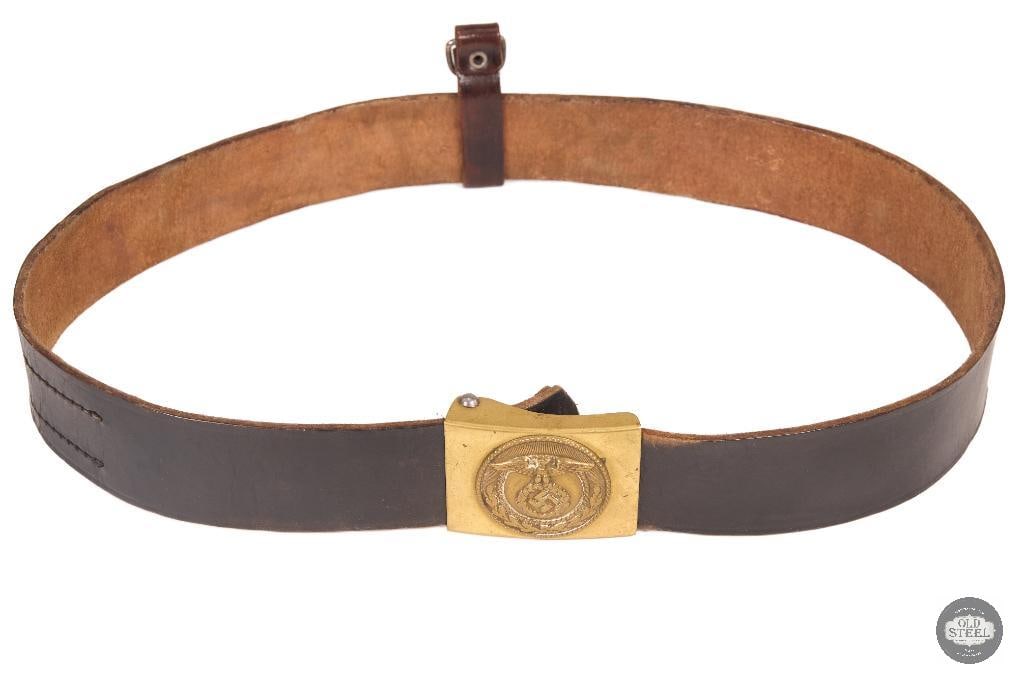 Original WWII German SA Wehrmannschaft Belt & Buckle Set - 2