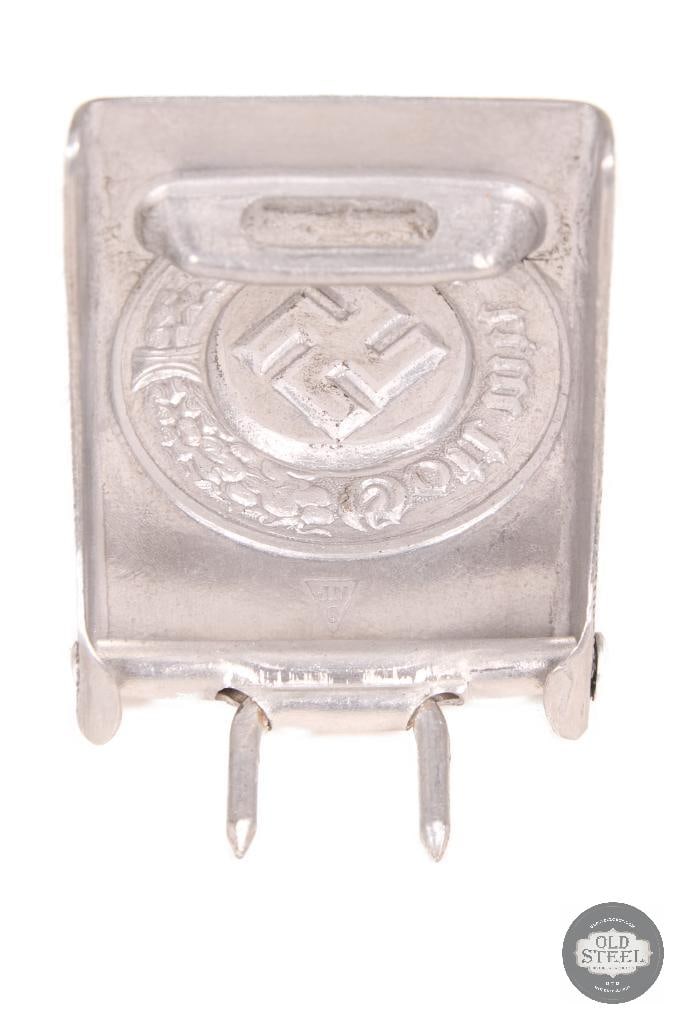 Original WWII German Police Belt Buckle (Schutzpolizei Era) - 2