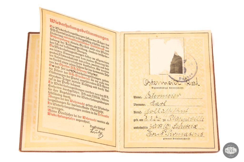 Sports Badge Certificate Booklet - 2