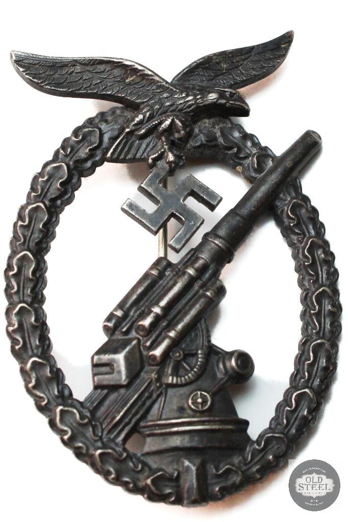 Original Luftwaffe Flak Artillery Badge German WWII (1 of 1)