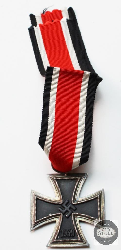 Original Iron Cross 2nd Class Medal and Ribbon - WWII German (1 of 1)