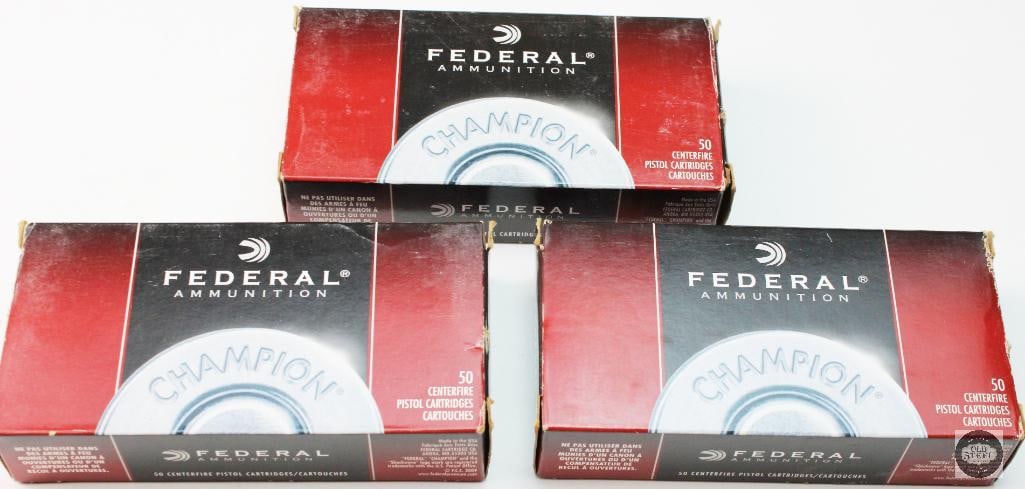 3 Boxes Remanufactured 357 MAGNUM 158gr Ammunition - 150rds: 3 Boxes Remanufactured 357 MAGNUM 158gr Ammunition - 150rds THIS ITEM IS AS PICTURED WITH NO FURTHER ATTACHMENTS. ALL SALES ARE FINAL. PLEASE REFER TO THE AUCTION DESCRIPTION, LOT