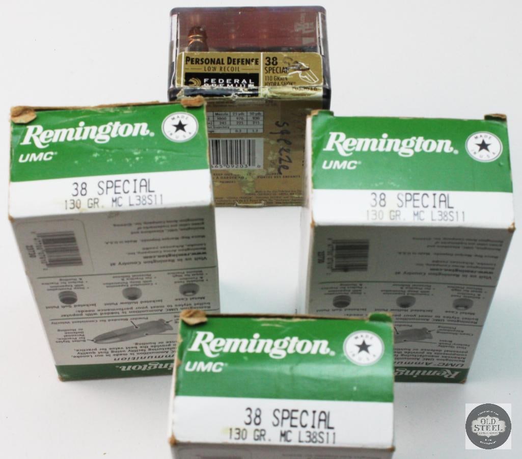 158rds 38 SPL Ammunition - Remington, Federal, Winchester - 4