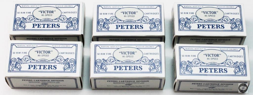 6 Boxes Peters Victor 22LR Ammunition - 300rds - 2