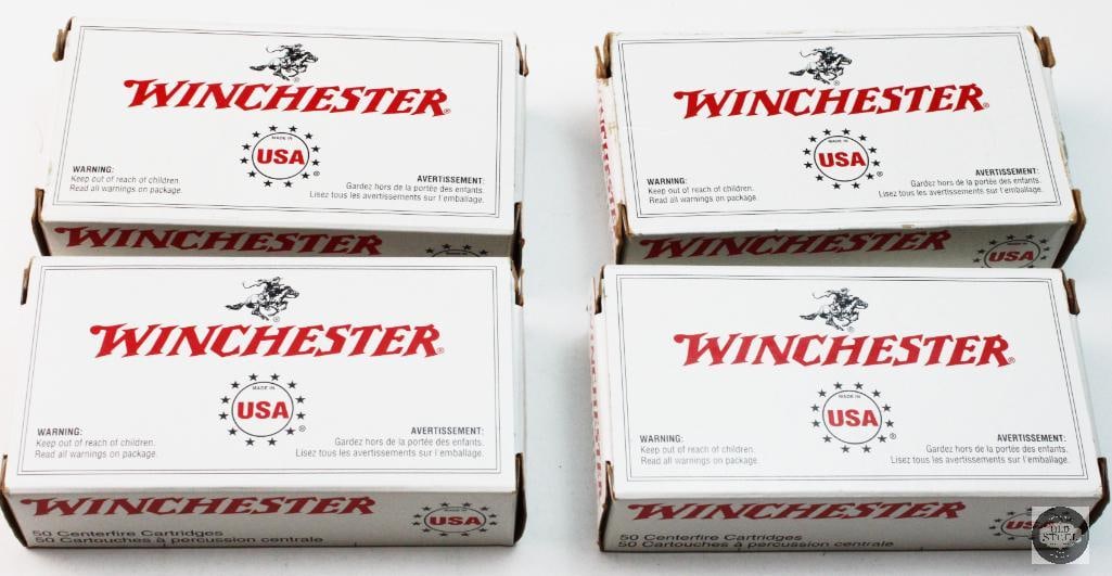 4 Boxes Winchester 25 AUTO 50gr FMJ Ammunition - 199rds - 2