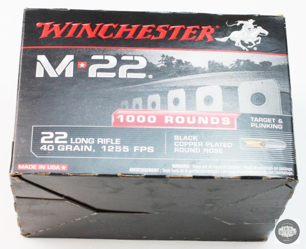 Brick of Winchester 22LR M22 Ammunition - 1000rds - 2