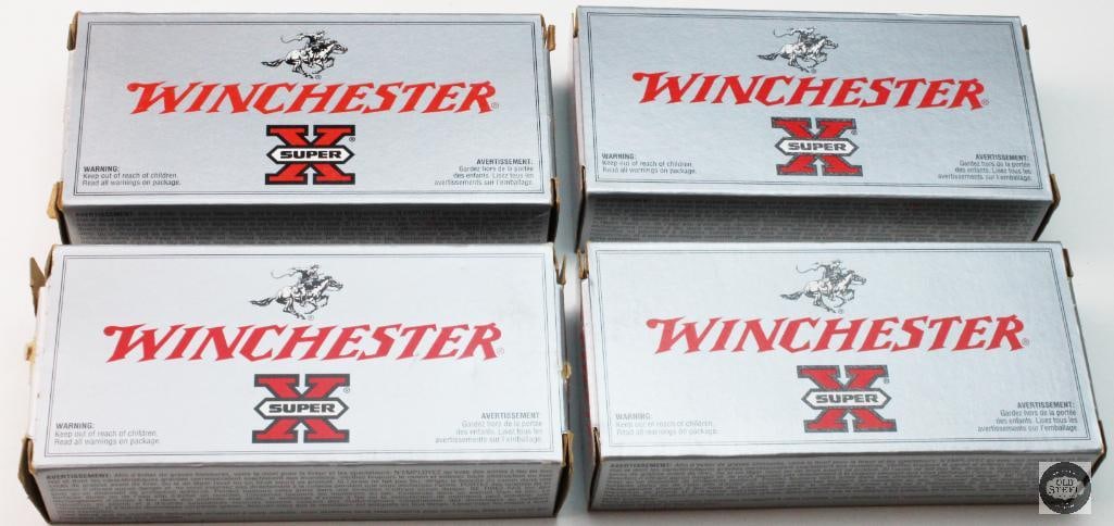 4 Boxes Winchester 30-30 WIN PP Ammunition - 80rds: 4 Boxes Winchester 30-30 WIN PP Ammunition - 80rds THIS ITEM IS AS PICTURED WITH NO FURTHER ATTACHMENTS. ALL SALES ARE FINAL. PLEASE REFER TO THE AUCT