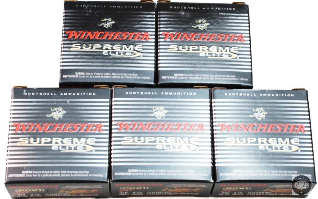 5 Boxes Winchester PDX1 410ga Defensive Ammunition - 50rds: 5 Boxes Winchester PDX1 410ga Defensive Ammunition - 50rds THIS ITEM IS AS PICTURED WITH NO FURTHER ATTACHMENTS. ALL SALES ARE FINAL. PLEASE REFER TO