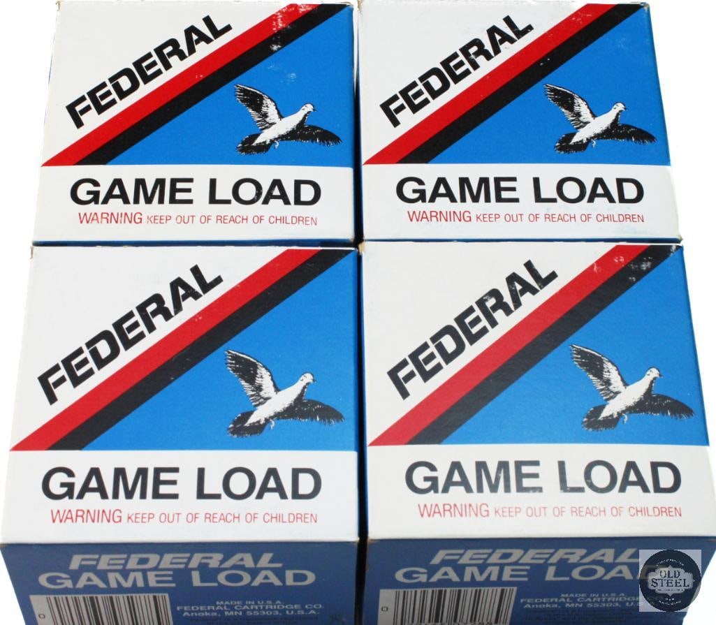 4 Boxes Federal 20ga Game Load Ammunition - 100rds (1 of 2)