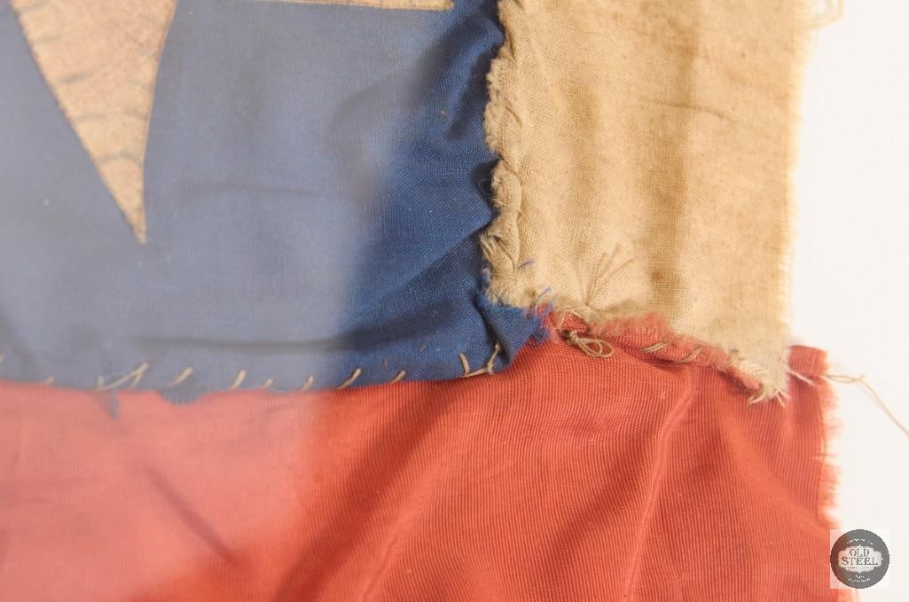 1861 Confederate First National Flag "Stars and Bars" of the Arkansas 13th infantry - 2