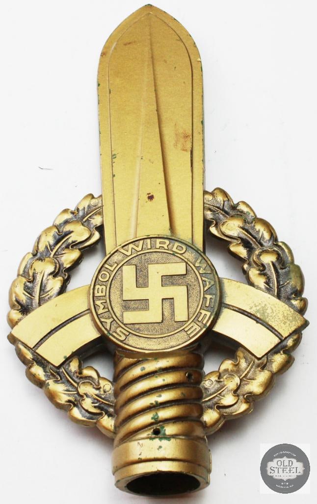 NS-RKB flagpole finial (fahnenspitze) for the National Socialist Reich Warrior Association. - 2