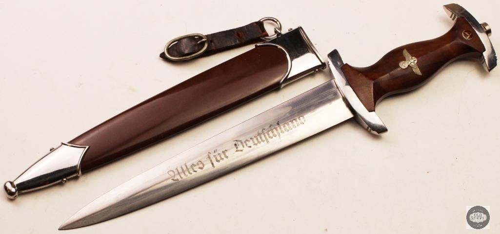 Original WWII German SA Dress Dagger w/ Leather Hanger (1 of 3)