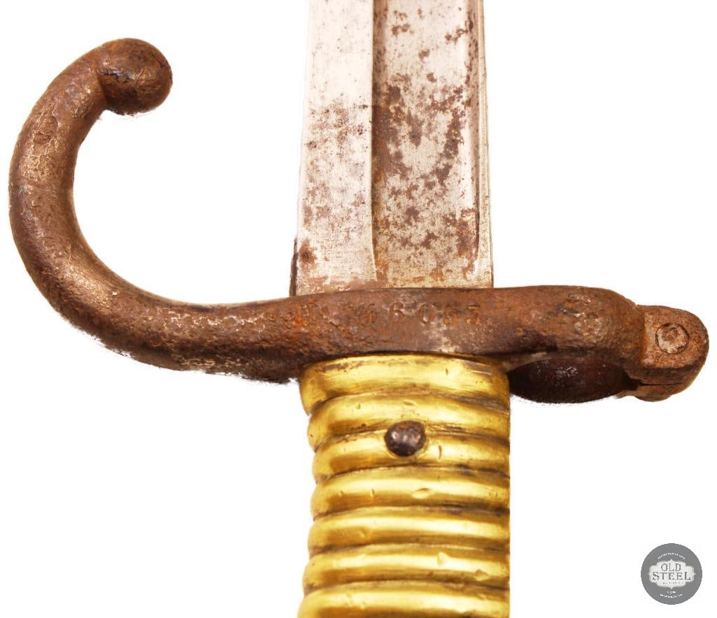 French Model 1842 Yataghan Sword Bayonet - 2